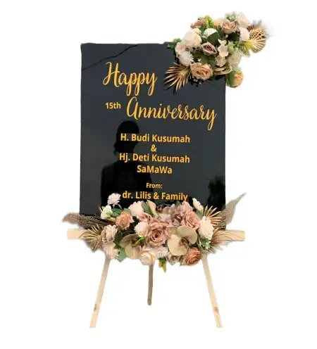 Papan Bunga Akrilik Ujungsemi