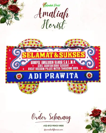 Papan Bunga Ucapan Selamat Ujungsemi